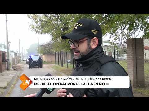 Múltiples operativos de la FPA en Río III, Mauro Rodriguez