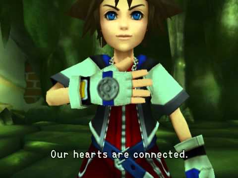 Kingdom Hearts, English cutscene: 185 - Kairi's Lucky Charm - HD 720p