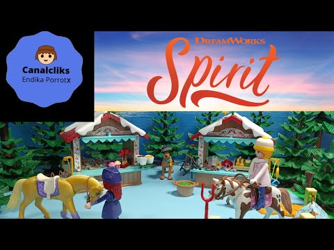 SPIRIT. Mercado de Invierno. Unboxing. Ref 70395. Playmobil.
