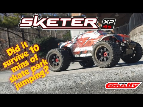 Team Corally Sketer 4s XP Skate Park Run - did it survive with no breaks???
