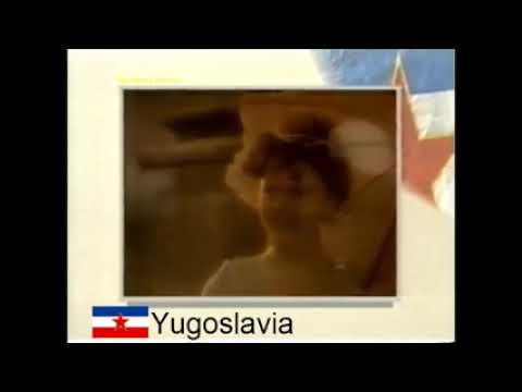 Eurovision postcard - 1990 Yugoslavia