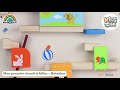 Mon premier circuit à billes en bois pour bébé - Rotation