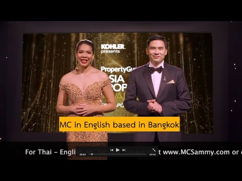 MC in English in Thailand for PropertyGuru Asia Property Award 2020  -Singapore