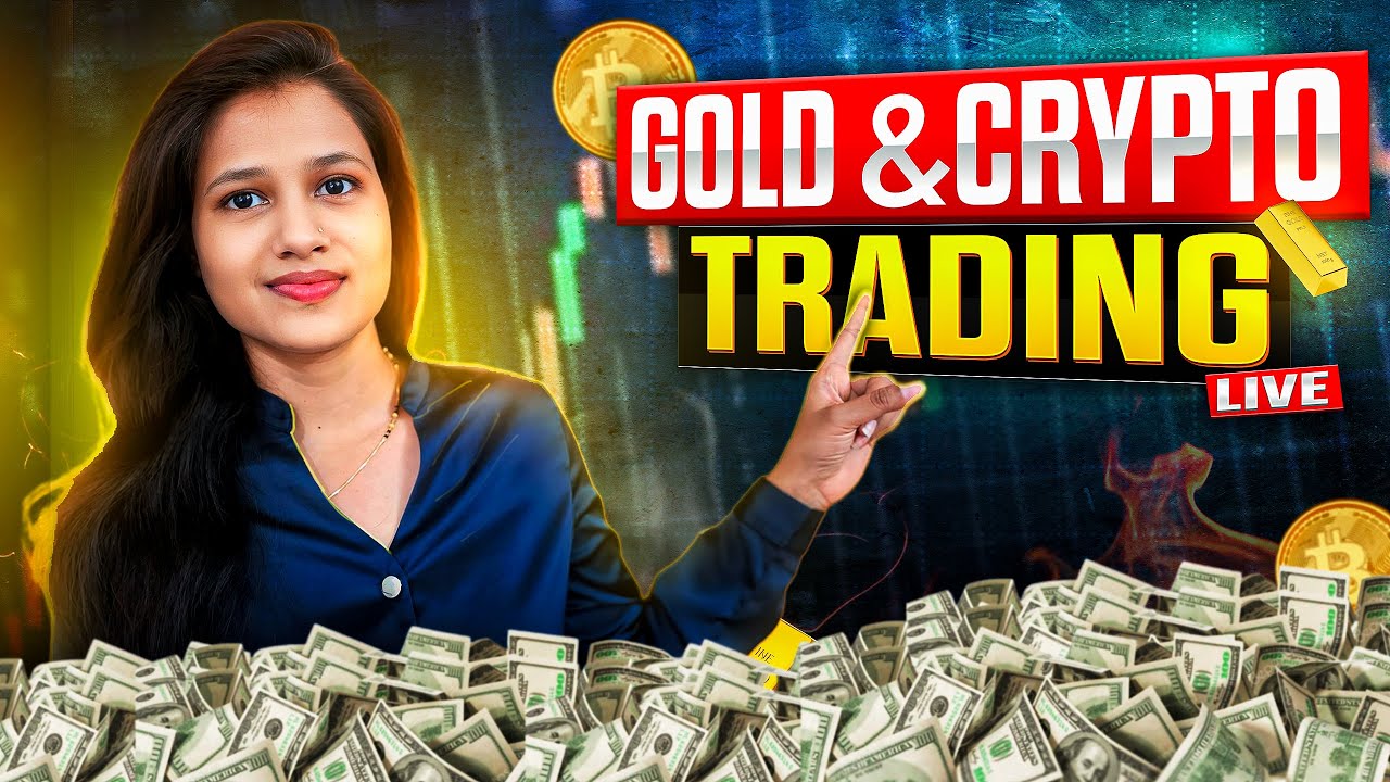 Live Gold, Forex & Crypto Trading | XAUUSD, Bitcoin, EURUSD Analysis by Archana Prakash