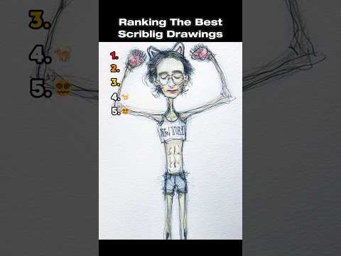 Ranking The Best Scriblig Drawings (Part 34) #ranking #funny #drawing