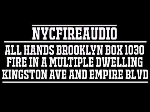 NYCFireAudio - Brooklyn All Hands Box 1030 - Fire In A Multiple Dwelling - 8/10/17