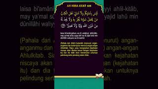 Download lagu An Nisa ayat 123 #quranreading #storywa #quotes #tilawatquran #surahnisa mp3