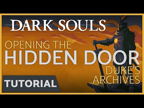 Dark Souls - How to Open the Hidden Door behind the Bookshelf in Duke's Archives
