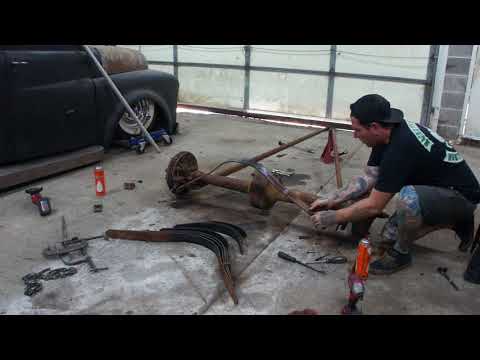 How to Disassemble a Ford Model A Spring- Suspension Mock-Up Sweet Heart Roadster Ep. 26