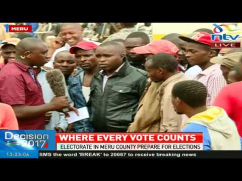 Meru electorates speak on their expectations in this year's elections
