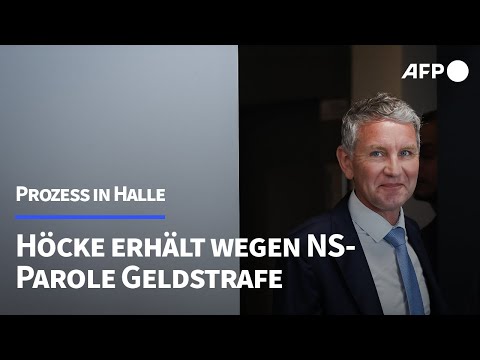 AfD-Politiker Höcke wegen NS-Parole zu Geldstrafe verurteilt | AFP