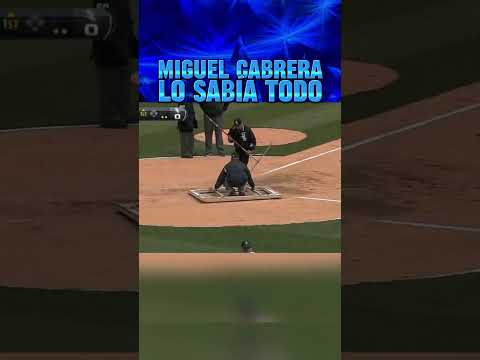 Miguel Cabrera no hablaba nomas por hablar 🔥⚾ #mlb #baseball #shorts