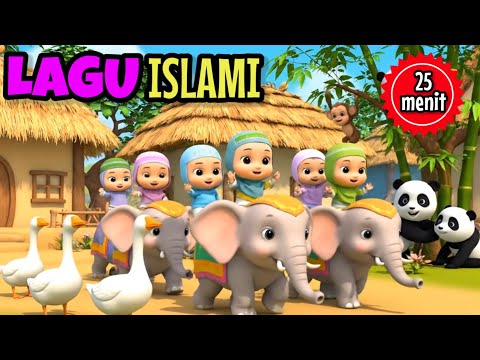 Lagu anak islami 25 menit - sholawat badar sholawat jibril allahul kahfi sholawat busyro
