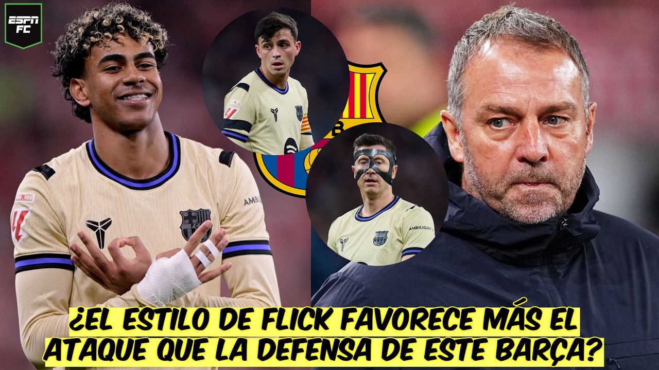 BARCELONA de FLICK MOSTRÓ DOS CARAS ante Athletic. GOLAZO de LAMINE YAMAL y BAJÓN de juego | ESPN FC