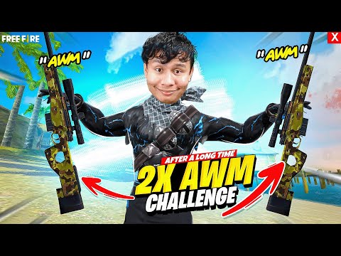 Only 2x Awm & M82B Sniper Challenge in Solo Vs Squad🔥Tonde Gamer - Free Fire Max