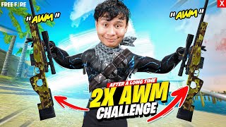 Only 2x Awm & M82B Sniper Challenge in Solo Vs