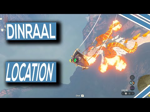 Where To Find Dinraal In Zelda Tears Of The Kingdom