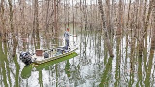 I Nearly Flipped My Jon Boat Fishing a Flooded Forest