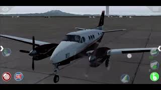 X-Plane Mobile King Air C90 Startup