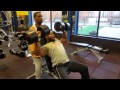 125 lb Dumbbell Press | Forced Reps | Bodybuilding