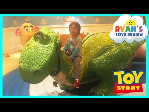 GIANT DISNEY TOY STORY Kids Playroom with Mr Potato Head Video