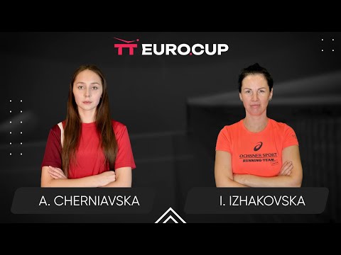 15:30 Alina Cherniavska - Inha Izhakovska 08.05.2025 TT Euro.Cup Women Ukraine Star. TABLE 3