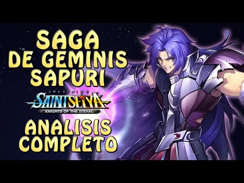 SAGA DE GEMINIS SAPURI! ANALISIS COMPLETO DE ESTA LOCURA!! Saint Seiya Awakening