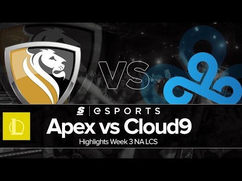 Highlights: APX vs C9 (NA LCS Summer W3D3 Full Series)