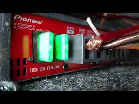 Automagnetola Pioneer GM-A5702 video