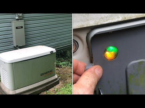 (FIX) green and yellow light “turned on” (generac generator) 20kw (ready to run inspect battery)