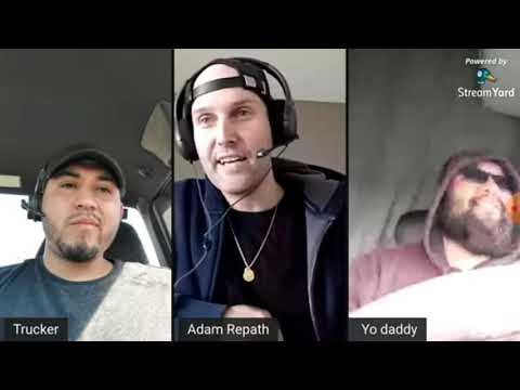Guest on truckers trucking in trucks