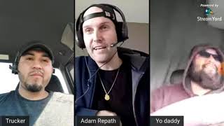 Guest on truckers trucking in trucks