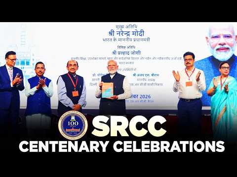 PM Modi participates in the centenary celebrations of Shri Ram College of Commerce (SRCC)