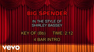 Shirley Bassey - Big Spender (Karaoke)
