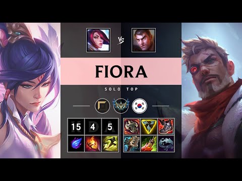Fiora Top vs Jayce - KR Challenger Patch 25.10