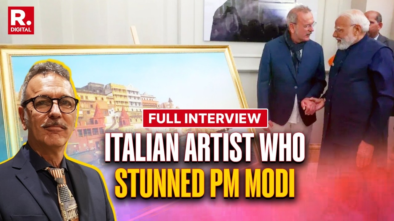 Italian Artist Reveals Experience Gifting PM Modi Varanasi Painting | Giampaolo Tomassetti