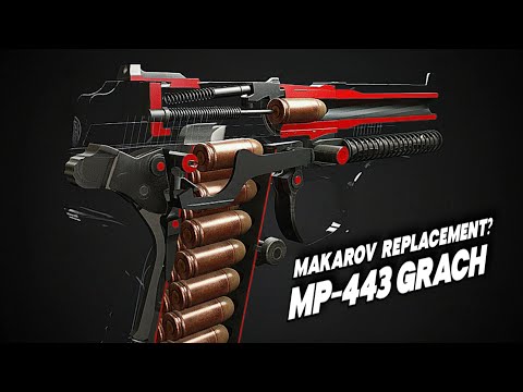 SHORT RECOIL Mechanism: How MP-443 Grach Works Animation