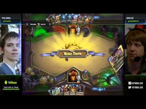 ThijsNL vs Savjz - Heroes of Cards #2 - Hearthstone