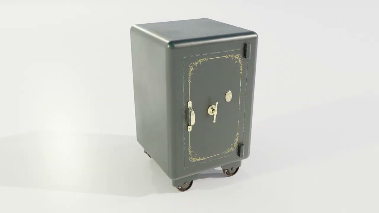 Vintage-Safe 3D Modell