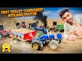 Mini Trolley Tournament With Sonalika Rx 60 I Build A Trolley Pulling Track For Rc Tractor