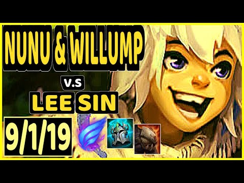 MEMENTO (NUNU & WILLUMP) vs LEE SIN - 9/1/19 KDA JUNGLE CHALLENGER GAMEPLAY - EUW