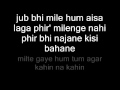 Mera Tumhara Socha Na Tha