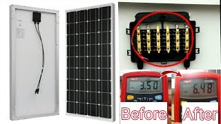 How to repair Solar panel at home | Increase Ampere of solar panel |