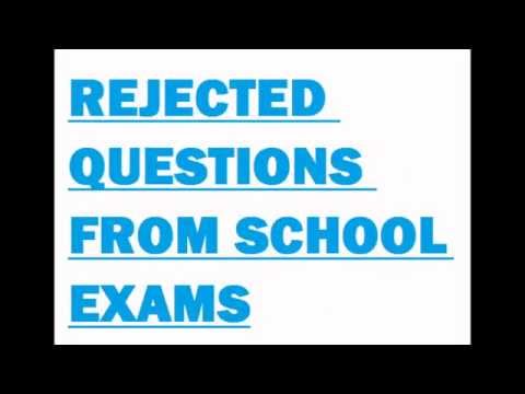 Rejected Questions from School Exams. Mock the Week & Whose Line Is It Anyway game.
