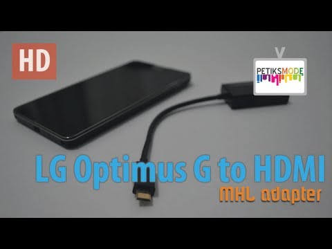 LG Optimus G to HDMI screen mirroring via MHL adapter