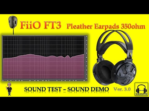FiiO FT3 Pleather Earpads 350 ohm