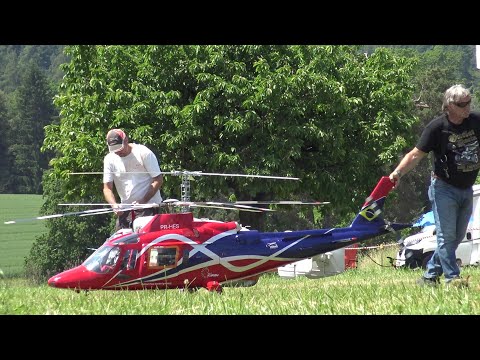 Brasilian RC Scale Turbine Helicopter Model Agusta AW109K2