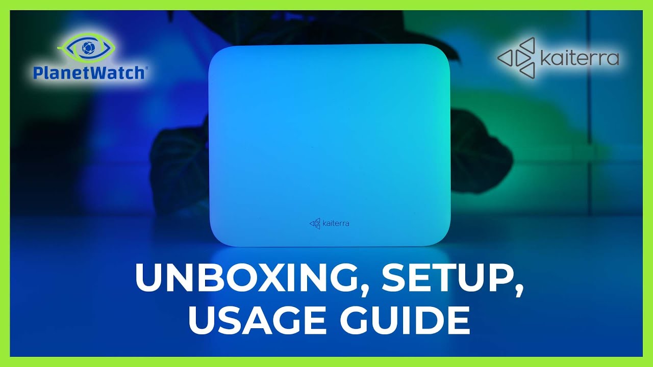 Kaiterra Sensedge Mini - Unboxing, Setup as a Sensor Tutorial & Usage Guide (PlanetWatch Type 3)