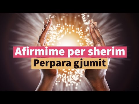 Afirmime per sherim, perpara gjumit