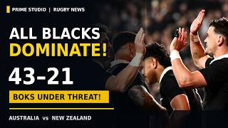 ALL BLACKS CRUSH WALLABIES 43–21! SPRINGBOKS' TOP SPOT UNDER THREAT!